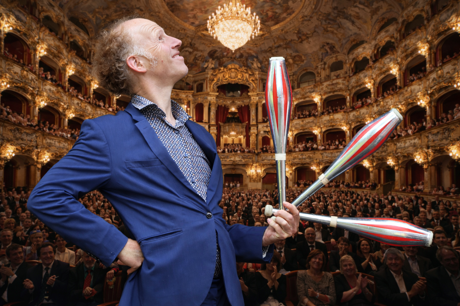 Jongleur in Hannover Jonglage Johannes Arnold