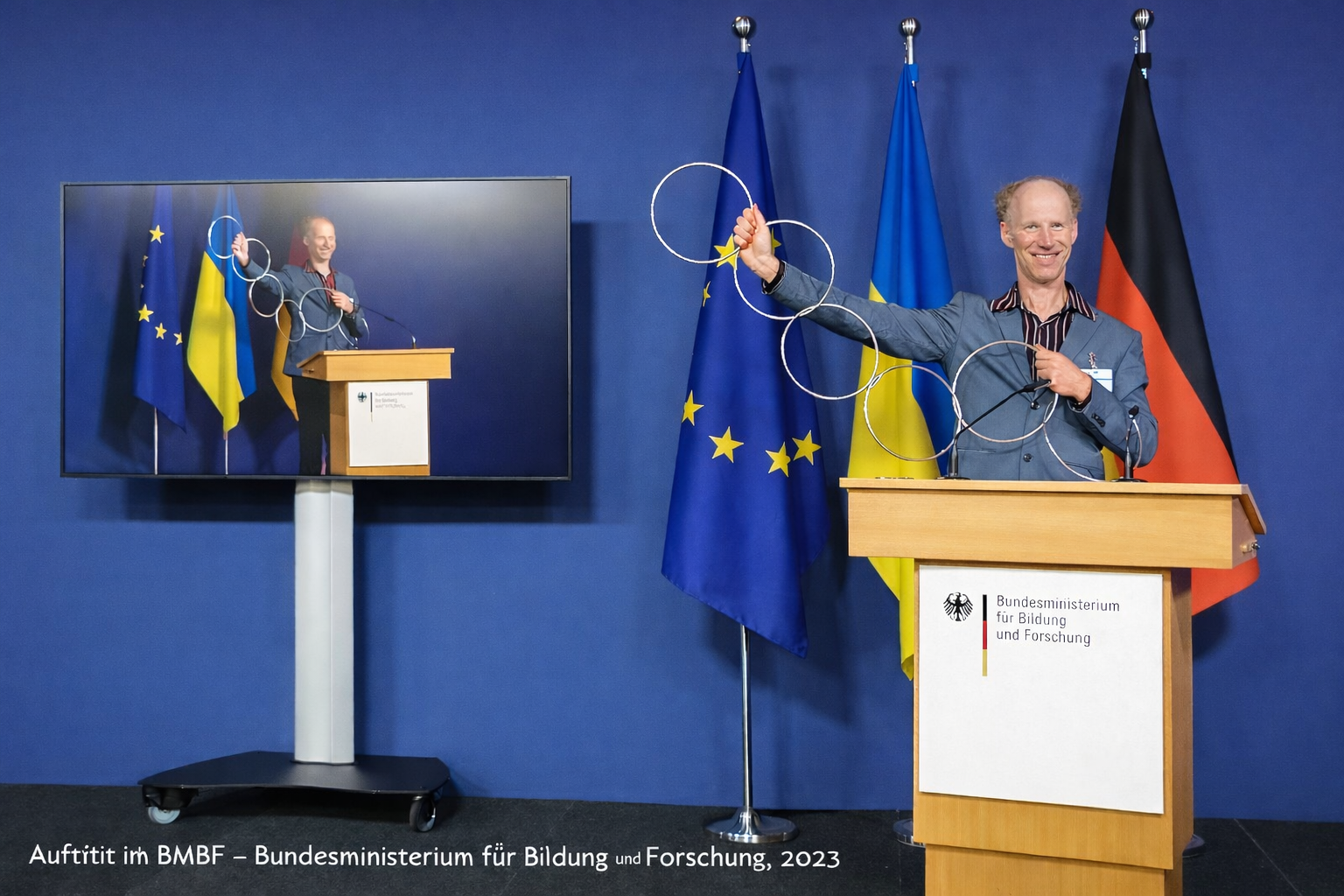 Auftritt Johannes Arnold im BMBF 